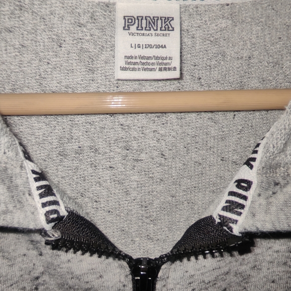 PINK Victoria's Secret Heathered Zip-Up Jacket - Picture 4 of 4